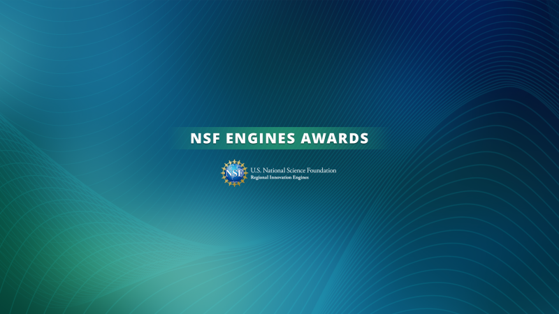 A map showing the locations of the U.S. National Science Foundation Regional Innovation Engines cohort 1 and 2.