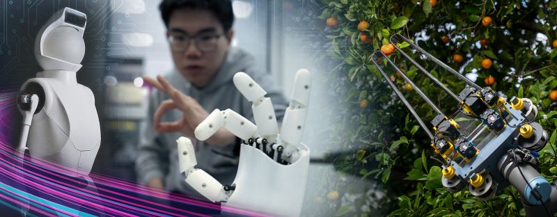 hero image display different form of robotics